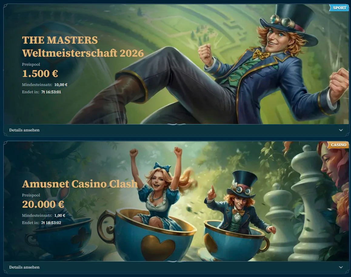 Wetten und Casino-Turniere BetAlice Casino