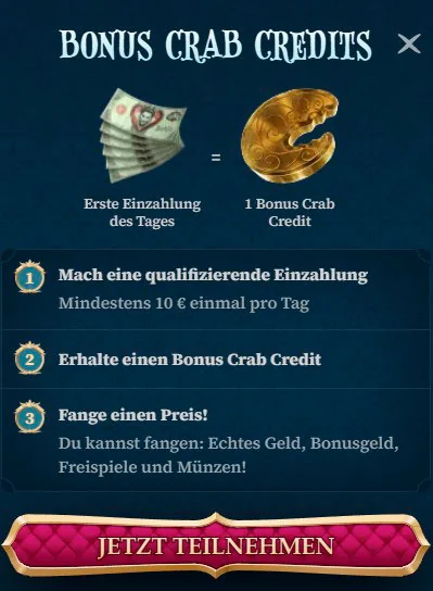 Bonus Crab BetAlice Casino